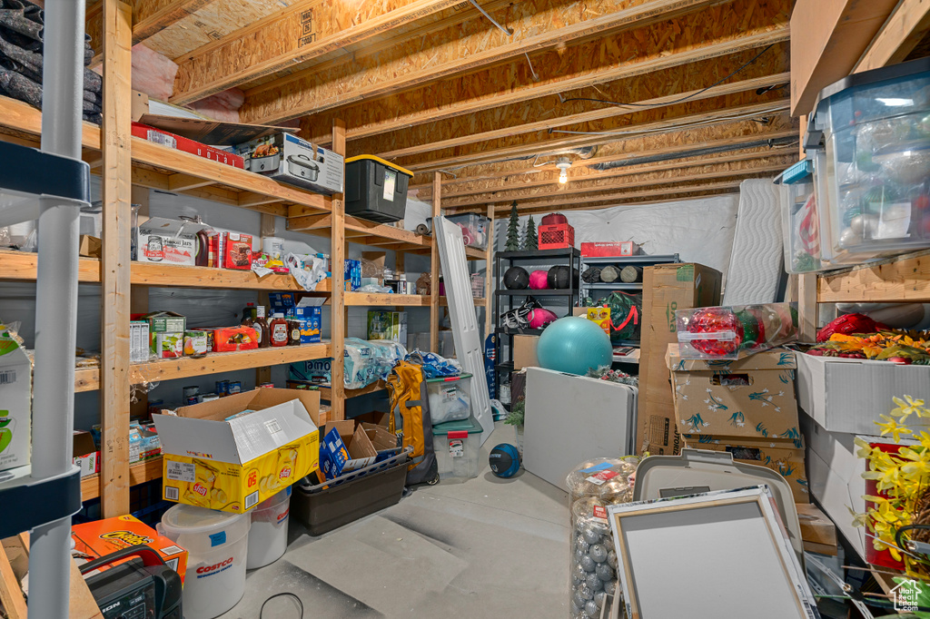 View of storage area