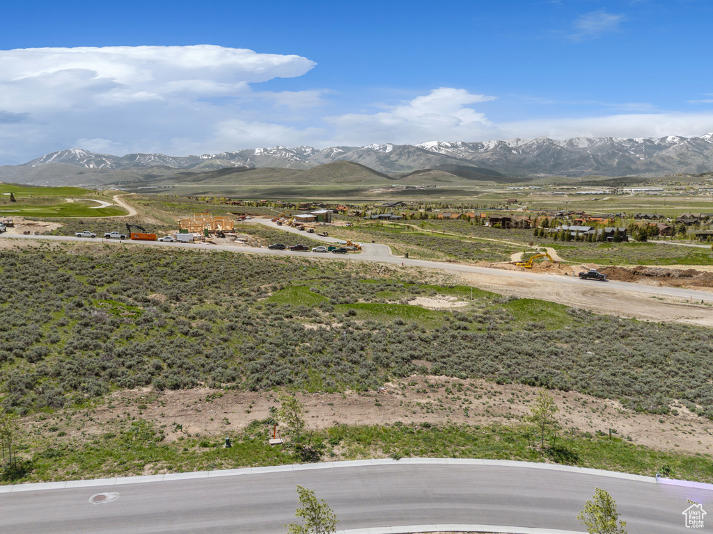 View of mountain background