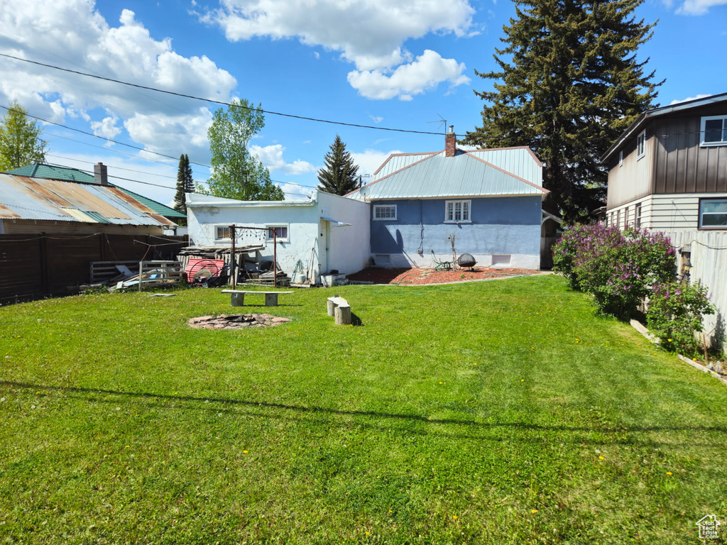 View of rear view of house