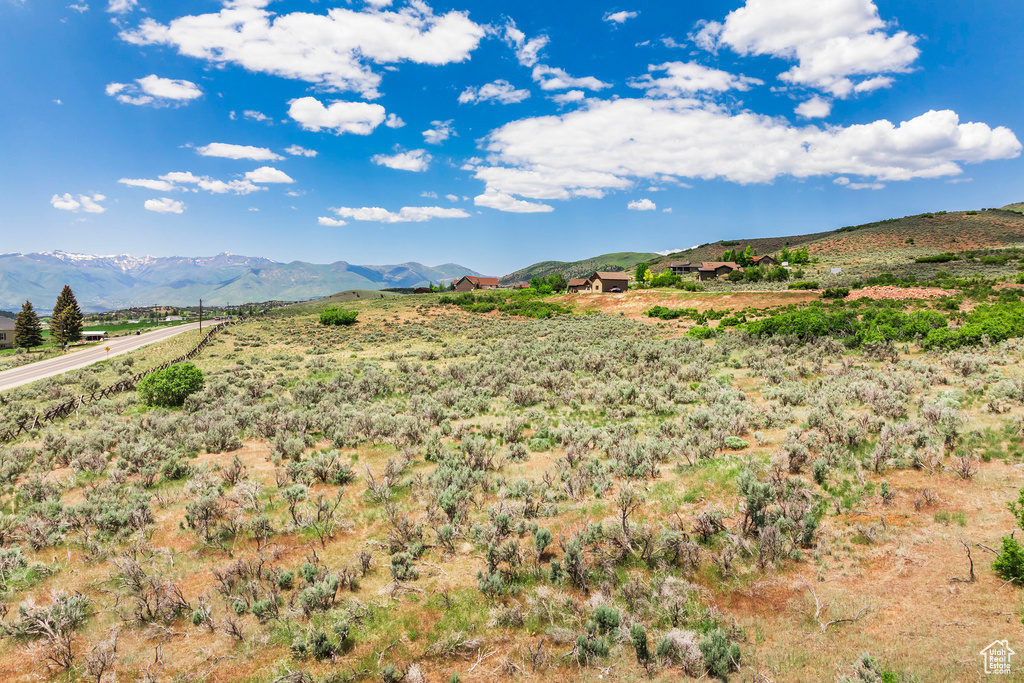View of mountain backdrop