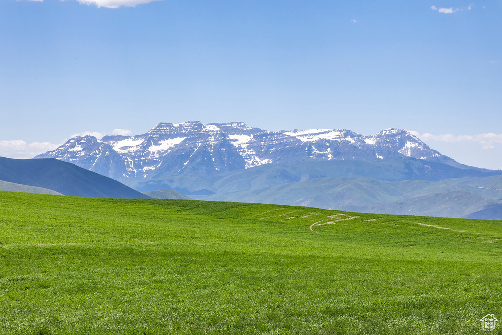 View of mountain background