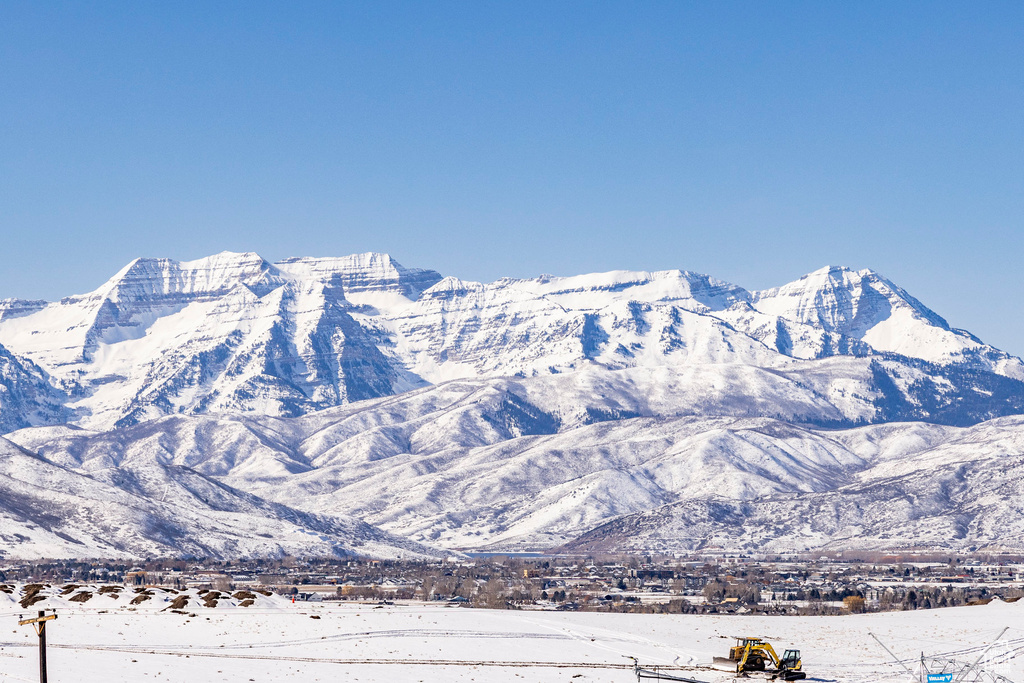 View of mountain background