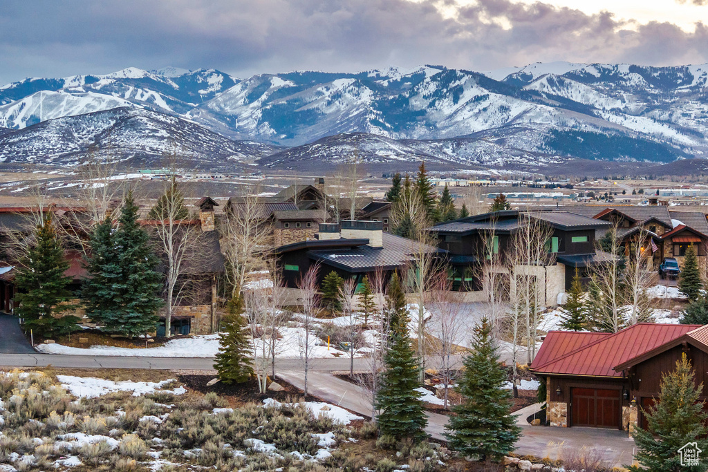 View of mountain backdrop