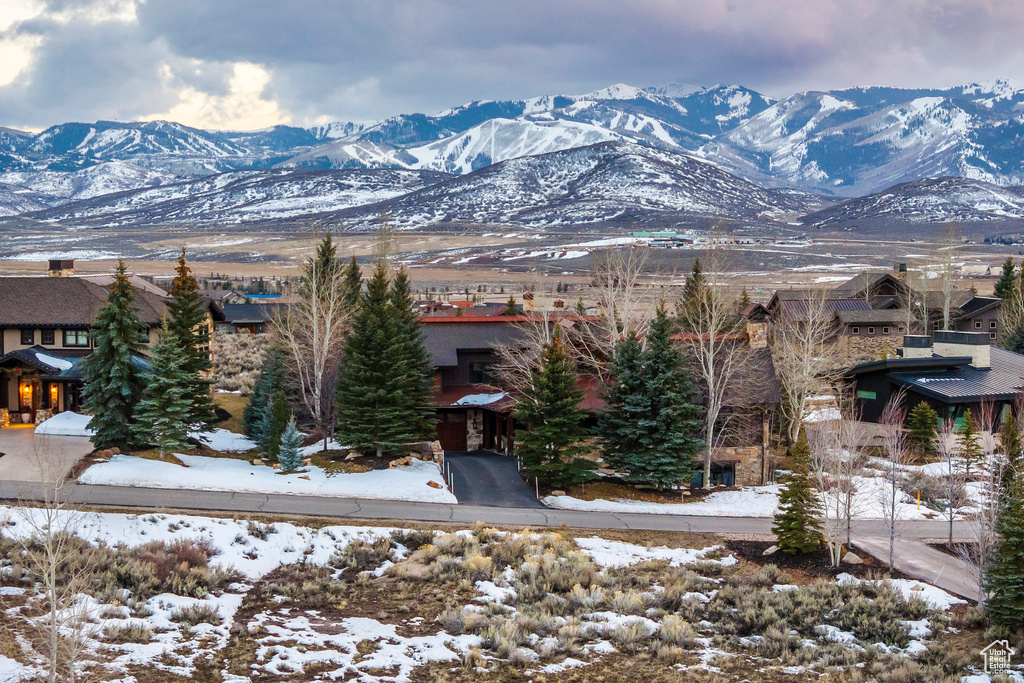 View of mountain backdrop