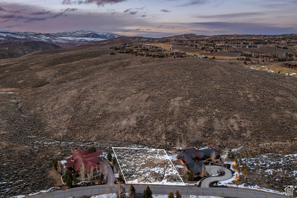 View of mountain background