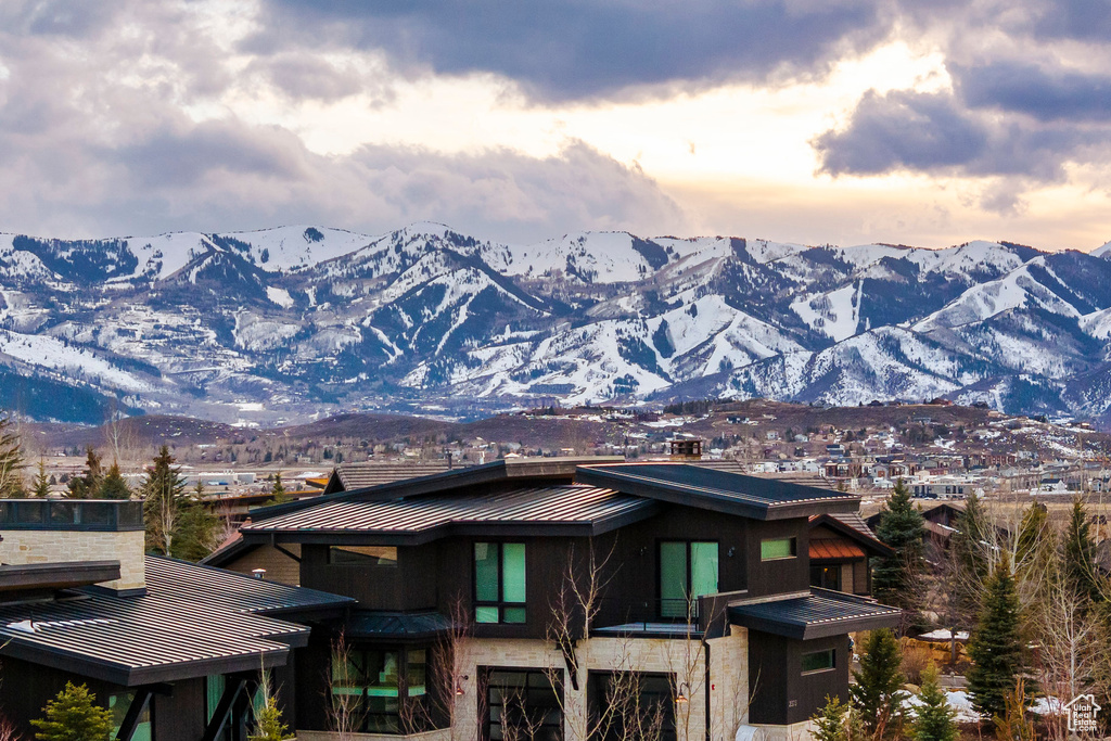 View of mountain backdrop