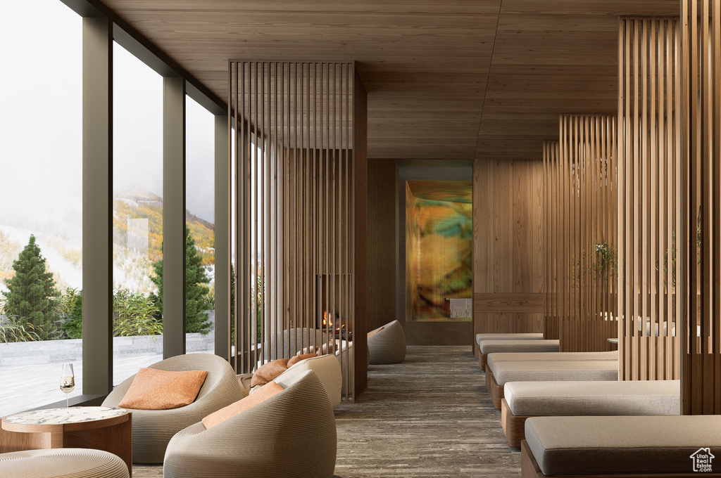 View of building lobby