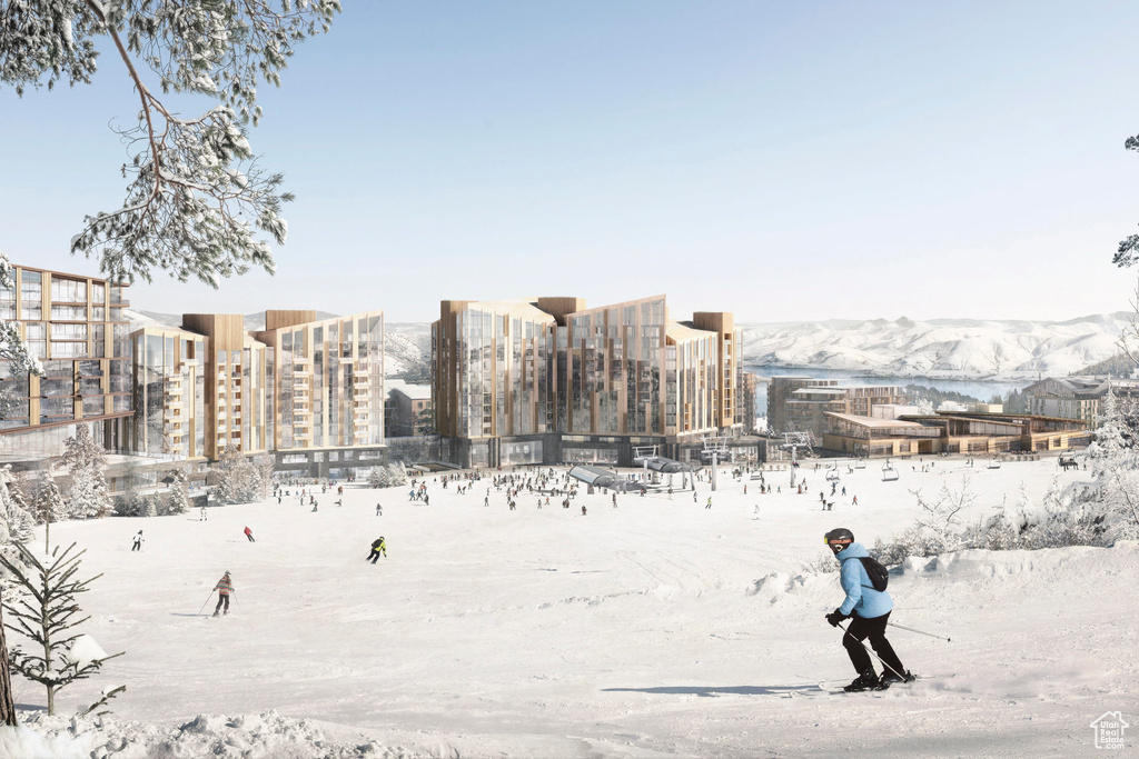 View of home\'s community featuring a mountain view