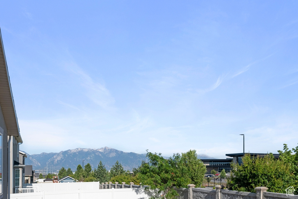 View of mountain backdrop