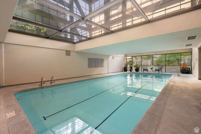 View of indoor pool