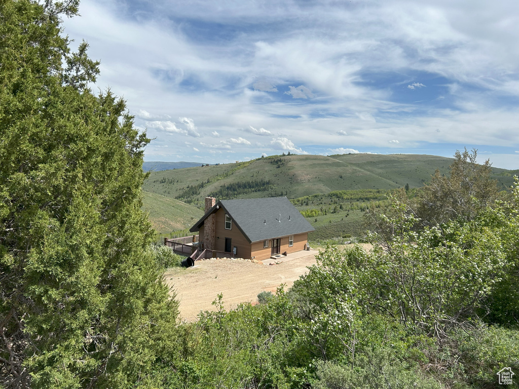View of mountain backdrop