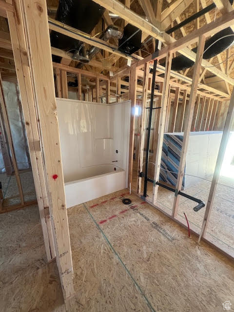 Bathroom featuring a tub