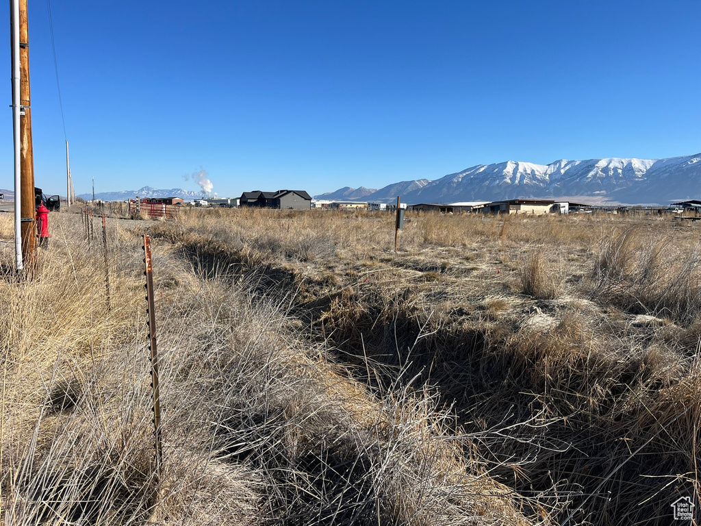 Mountain view with a rural view