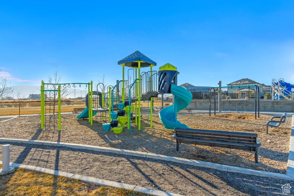 View of community playground