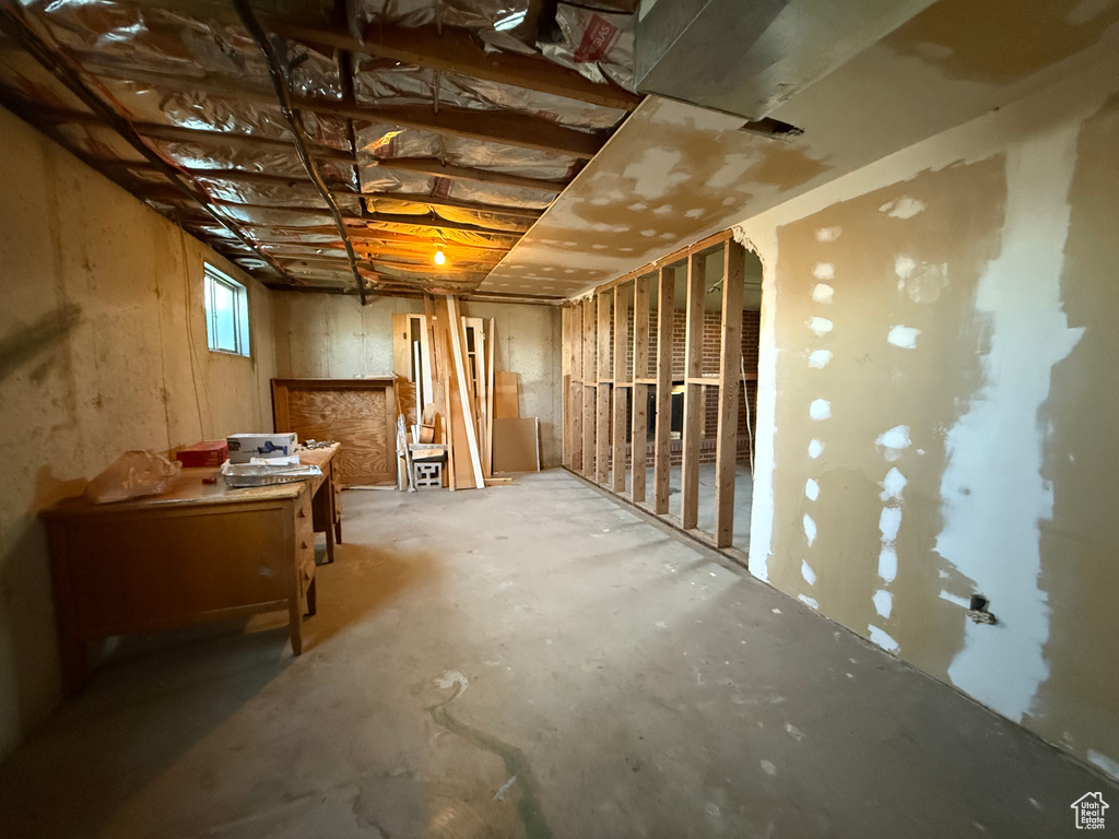 View of basement