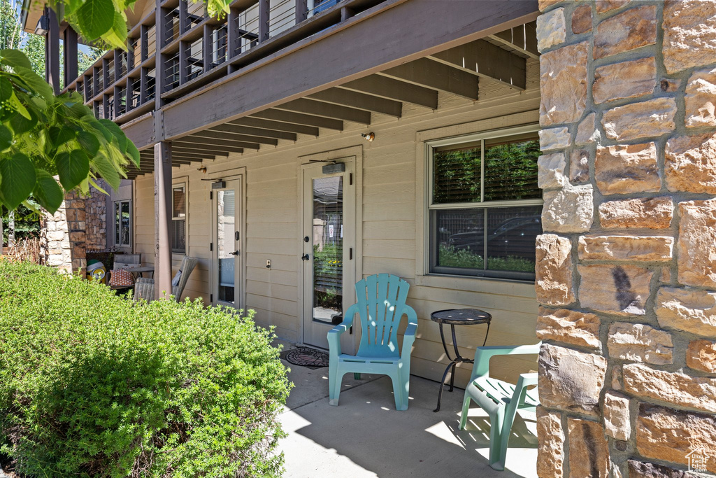 View of patio
