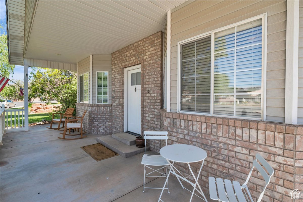 View of porch