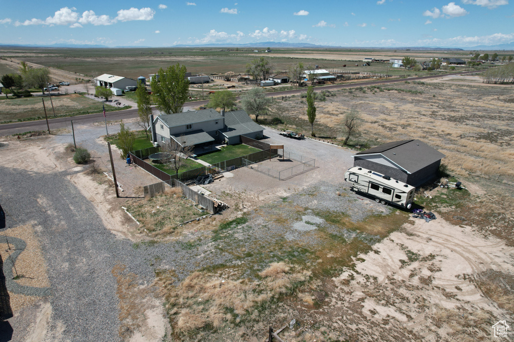 Drone / aerial view with a rural view