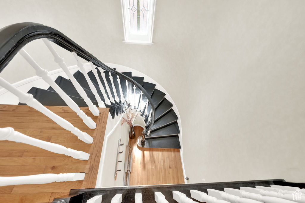 View of stairway