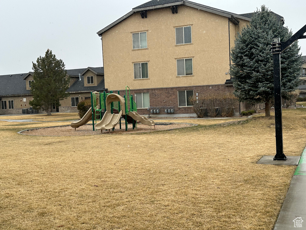 Community play area featuring a yard