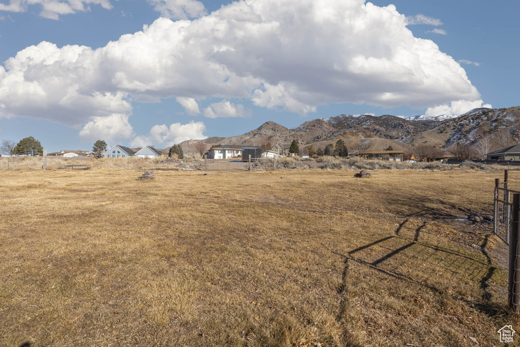 View of mountain feature featuring a rural view