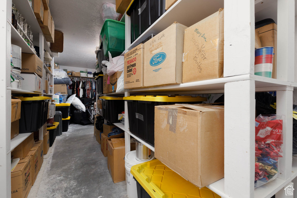 View of storage room