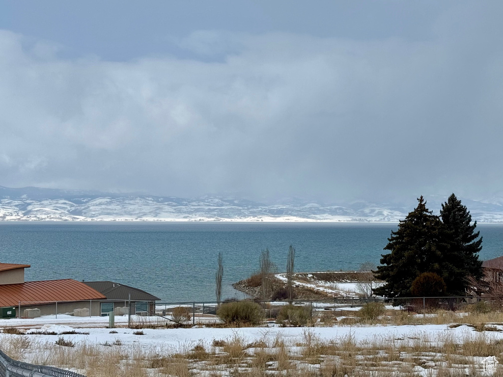 Property view of water featuring a mountain view