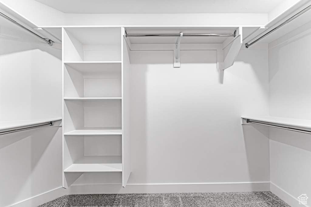 View of spacious closet
