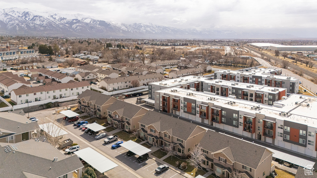 Bird\\\'s eye view featuring a residential view and a mountain view