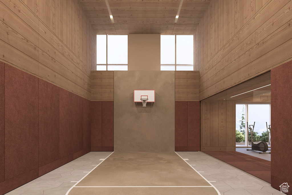 View of sport court
