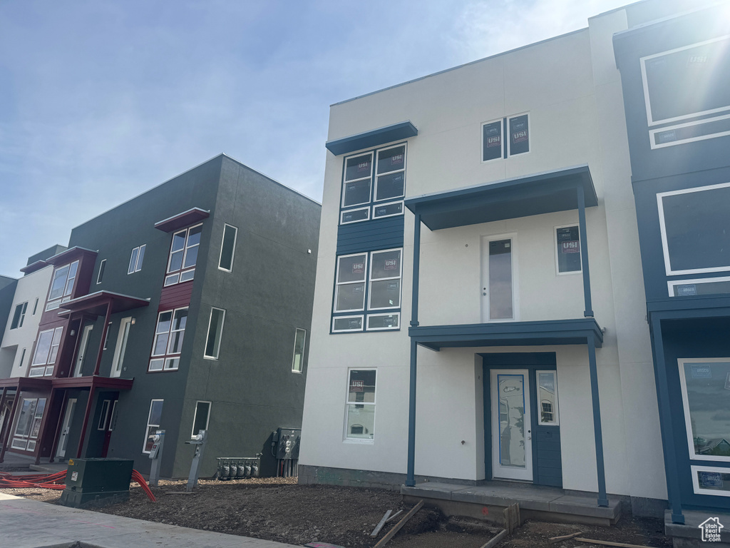 View of property featuring central AC unit