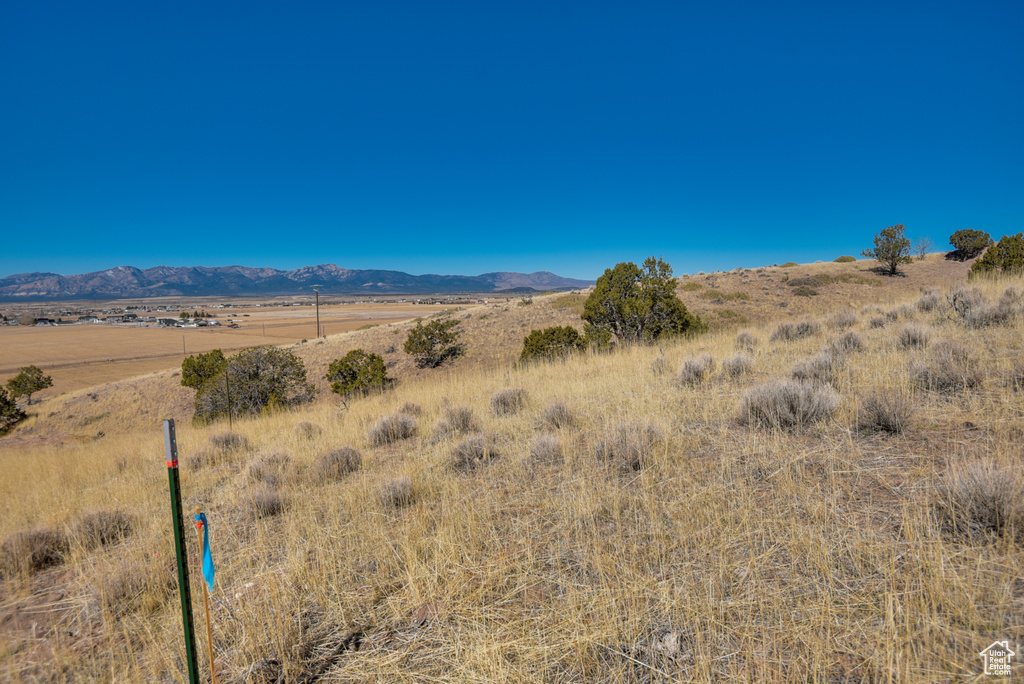 Property view of mountains featuring a rural view