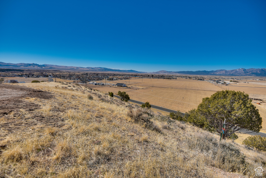 Mountain view with a rural view