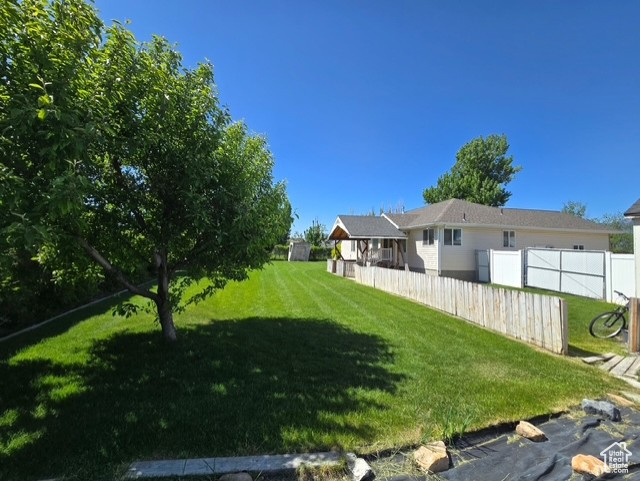 View of yard