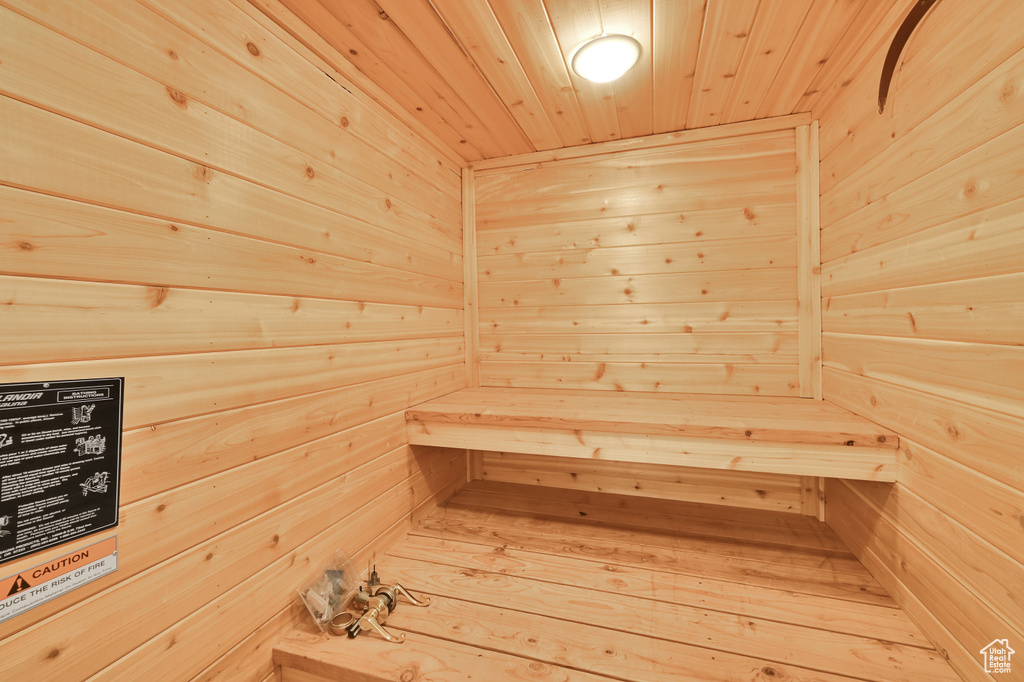 View of sauna