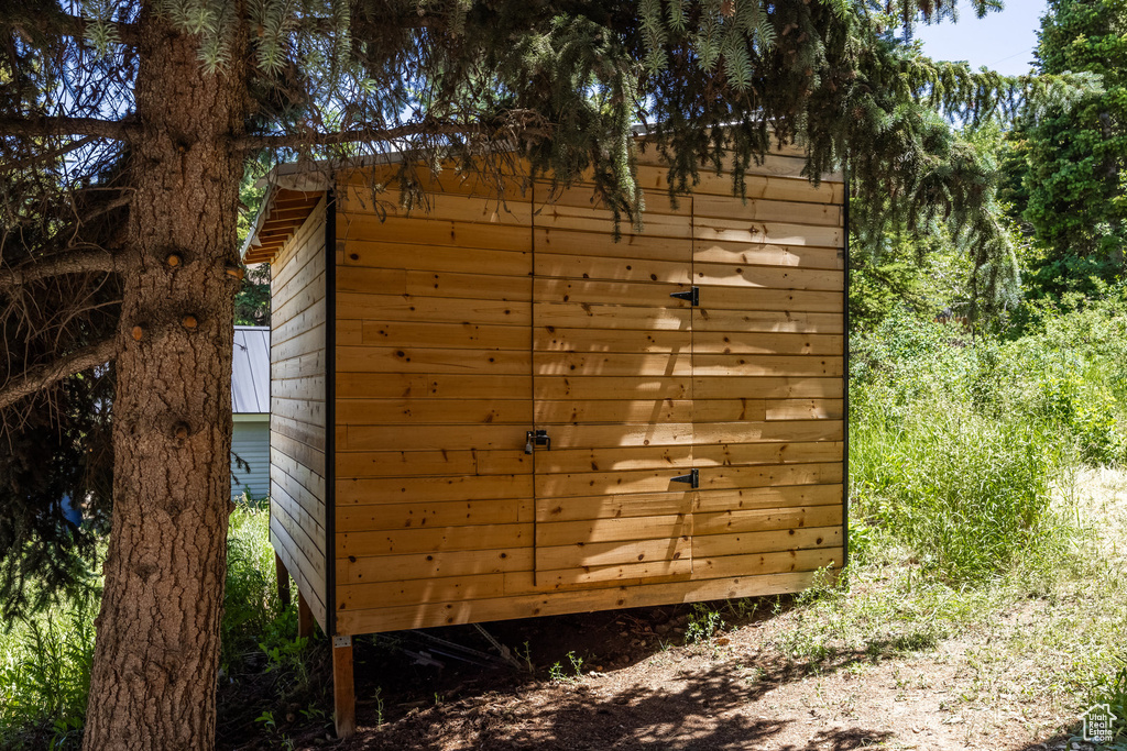 View of outdoor structure
