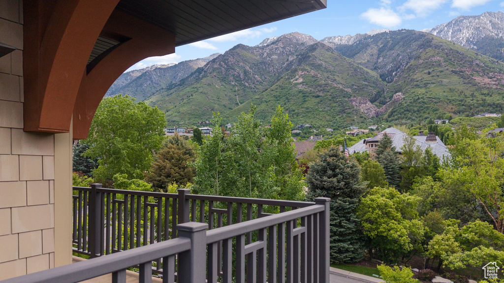 View of mountain backdrop
