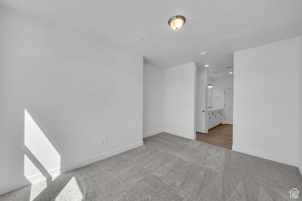Interior space with baseboards