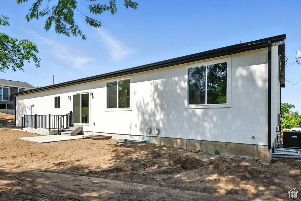 Back of property