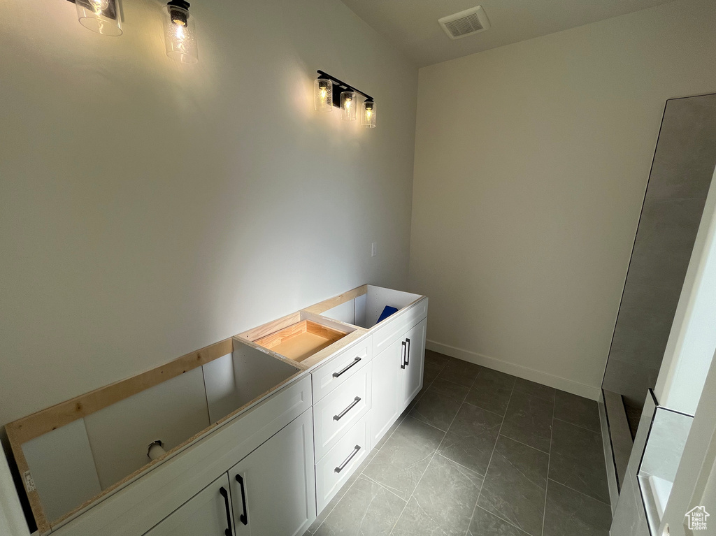 Bathroom with baseboards