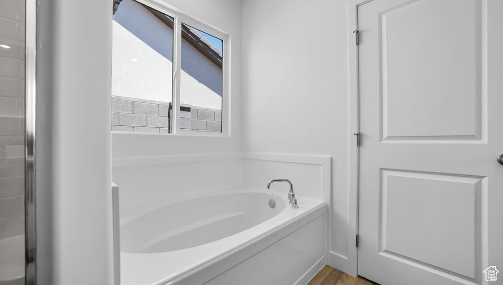 Bathroom with a bath