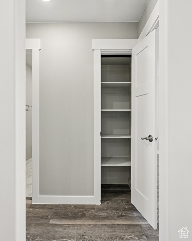 View of closet