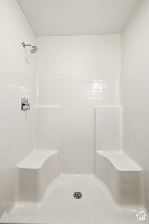 Bathroom featuring a shower