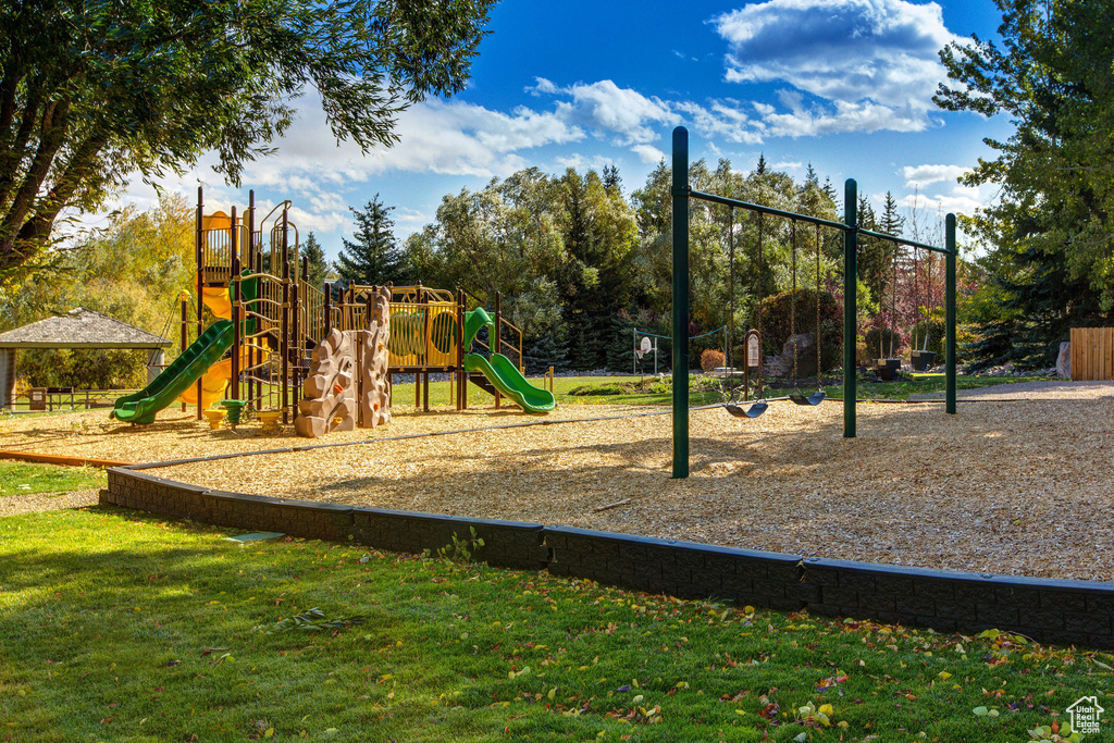 View of community playground