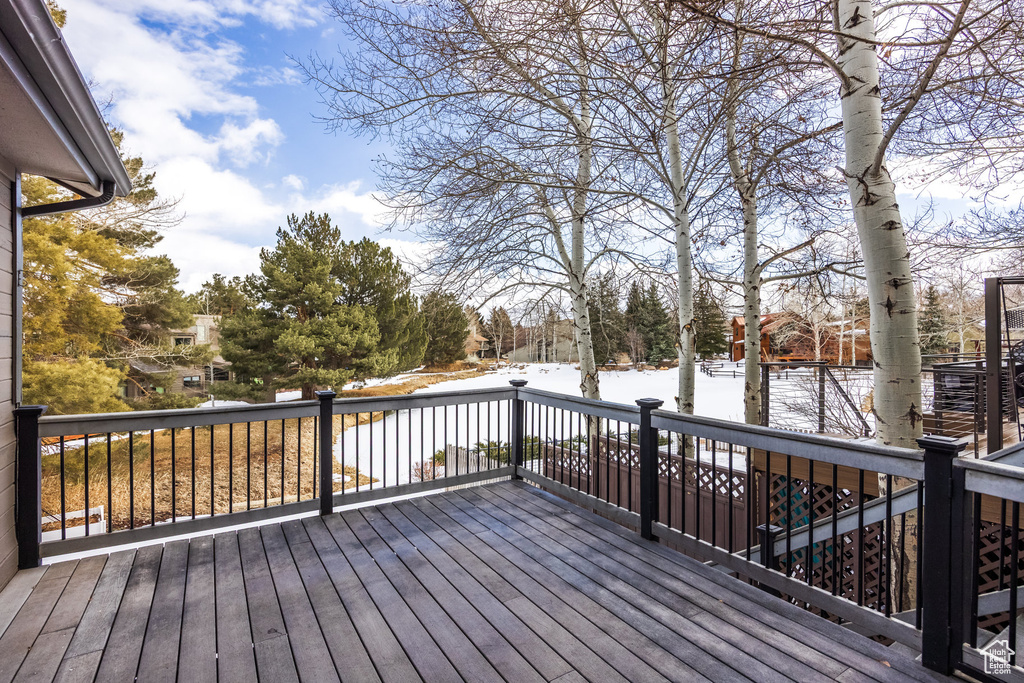 View of deck