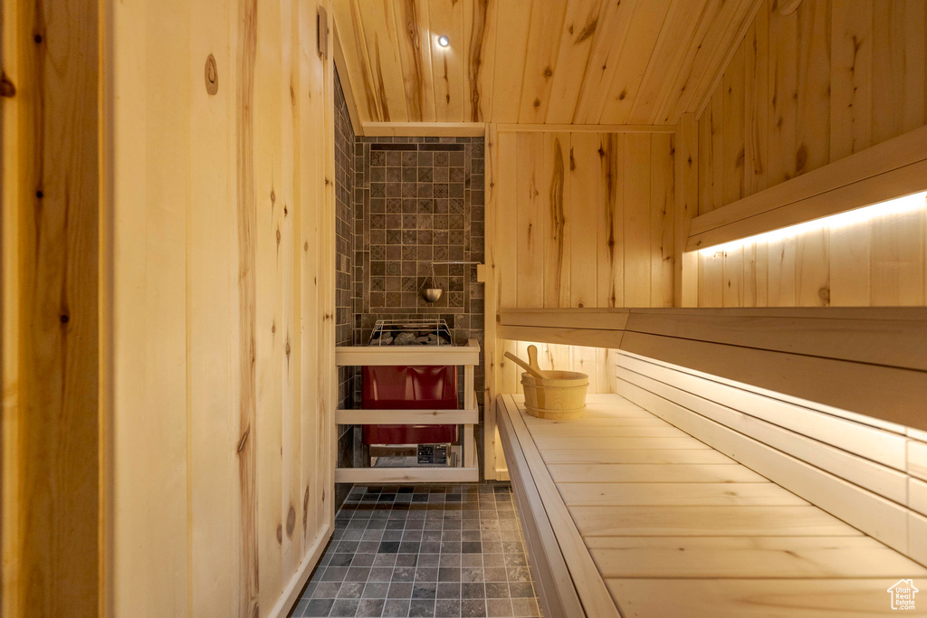 View of sauna