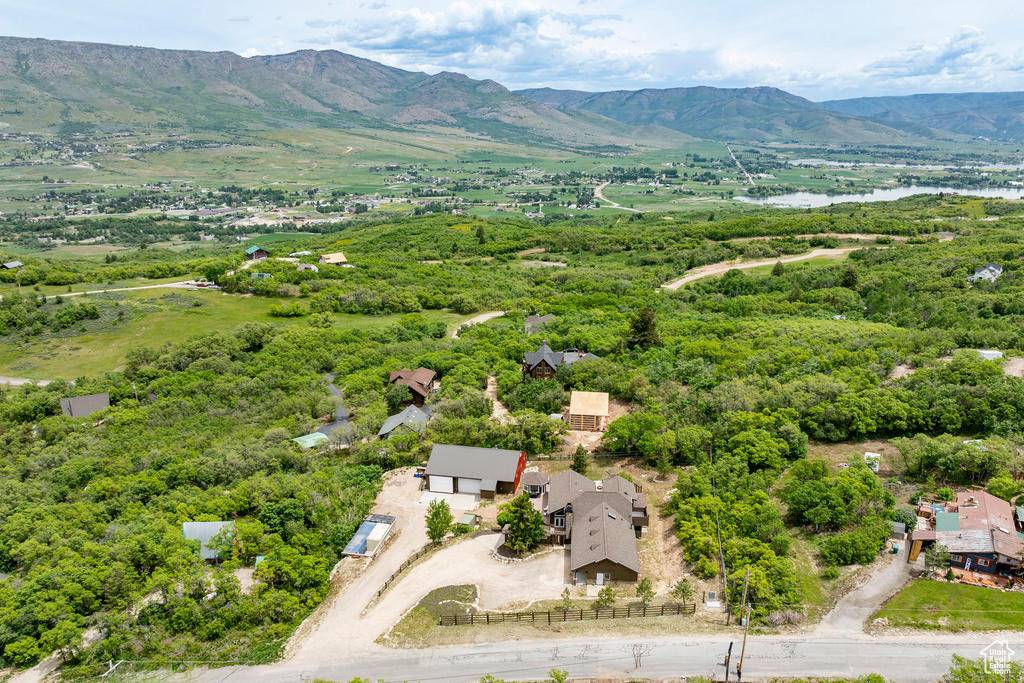 Drone / aerial view of mountains