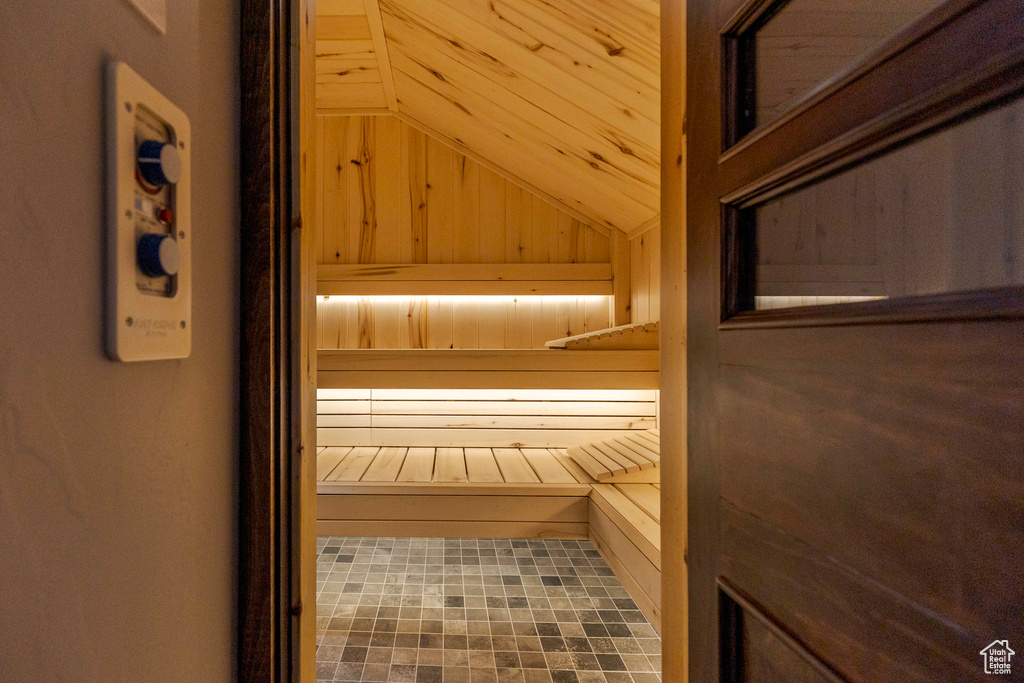 View of sauna