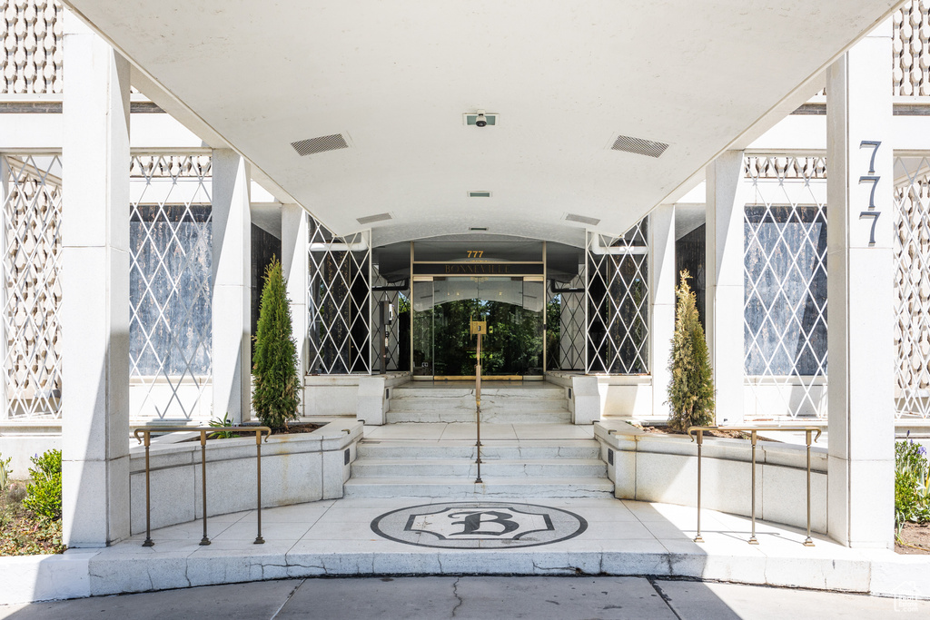View of entrance to property