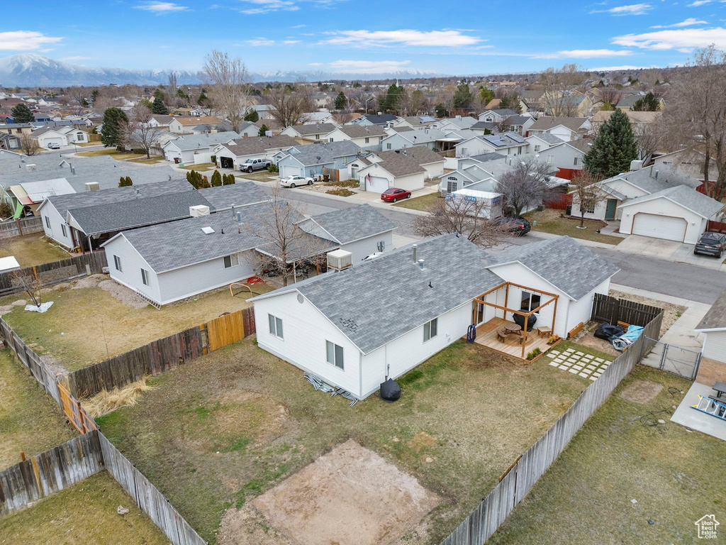 Bird's eye view featuring a residential view